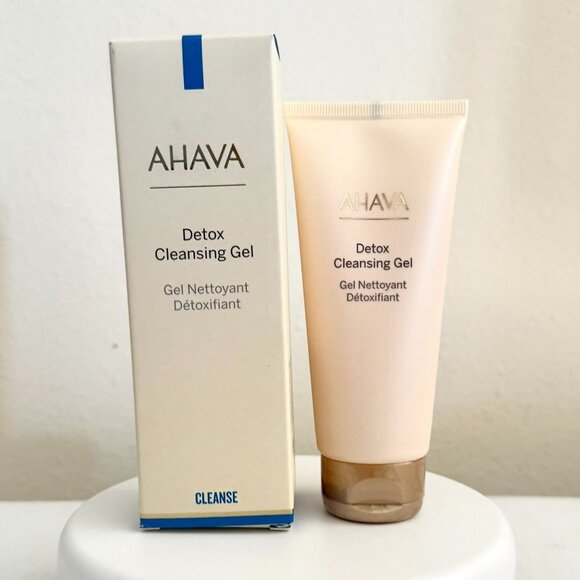 Ahava Detox Cleansing Gel Full Size Dead Sea Minerals Facial Cleanser Vegan - Picture 1 of 10